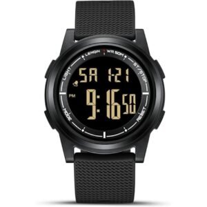 Mens Digital Watch Ultra Thin Sports Waterproof Watches For Men