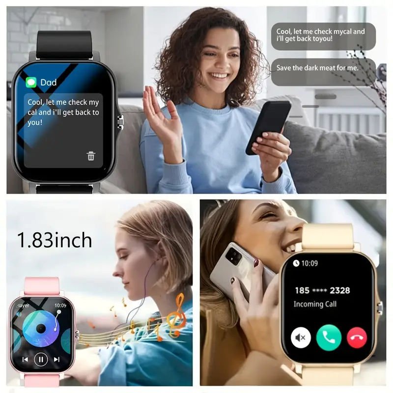 New Smartwatches Now On Sale, Featuring Message Alerts, Call Answering, Health Monitoring, Activity Tracking, Notification Reminders, And Fitness Functions.Not Waterproof - Image 7