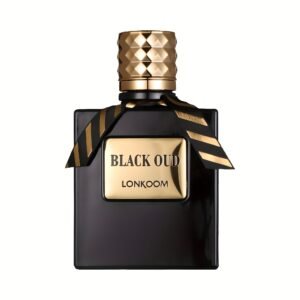 LONKOOM BLACK OUD, a Woody Aromatic Fragrance for Men, Features a Luxurious Texture And Opulent Oriental Charm. It Includes Notes of Lavender, Sage, Bergamot, Chrysophoron, Cocoa Pod, Cardamom, Patchouli, Leather