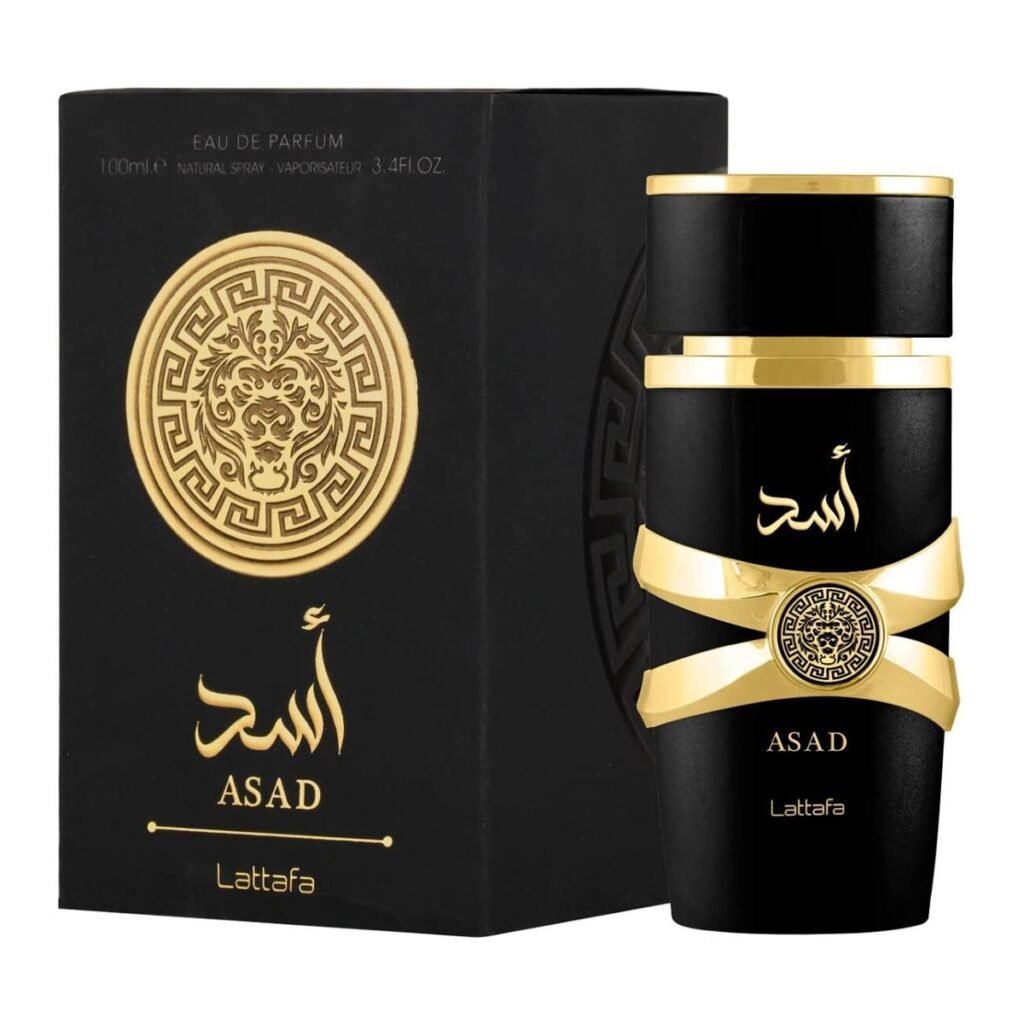 Lattafa Asad Eau de Parfum Spray for Men 3.4 Oz (100ml)