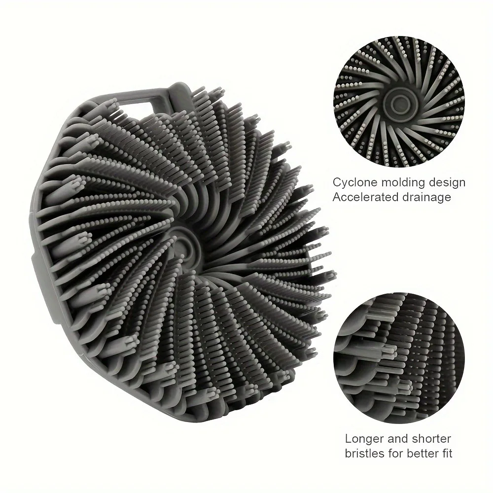 Bath Soft Silicone Back Brush Bath Shower Sponge Scrubbing - Image 7