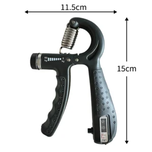 Hand Grip Strengthener Kit Adjustable Counting Gripper Finger Trainer Silicone Grip Ring Wrist Forearm Exercise Fitness Rehabilitation Set Finger Exerciser Wrist Recovery Trainer For Arthritis Carpal Tunnel Muscle Strength Training