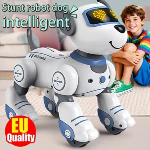 Interactive RC Robot Dog, Programmable Auto-Following Electronic Pet, Dancing Touch-Sensitive Rechargeable Toy, Perfect Children’s Day Gift