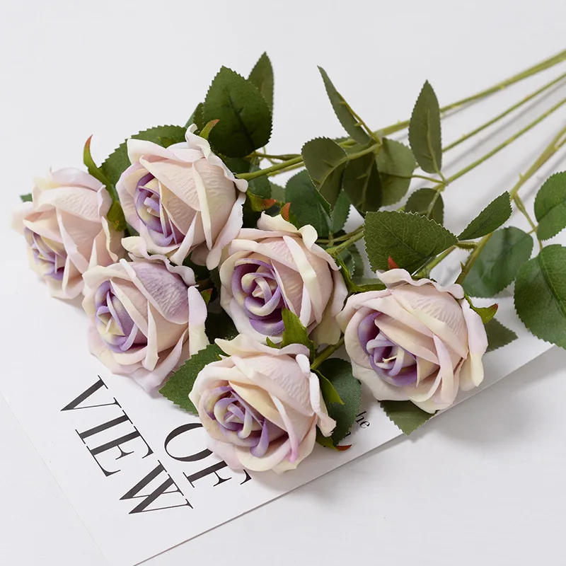 3/5/10/20pcs Roses Artificial Flowers Rose Flower Branch Artificial Red Roses Realistic Fake Rose for Wedding Home Decor - Image 9