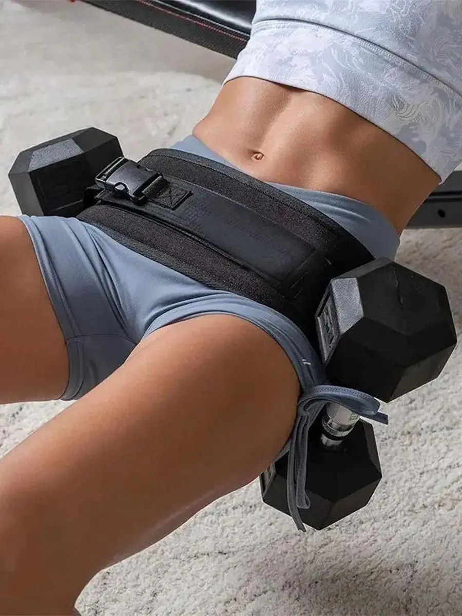 Adjustable Weighted Waist Belt, for Home Workouts, Dumbbell Training & Hip Shaping, Home Gym Fitness Equipment - Image 9