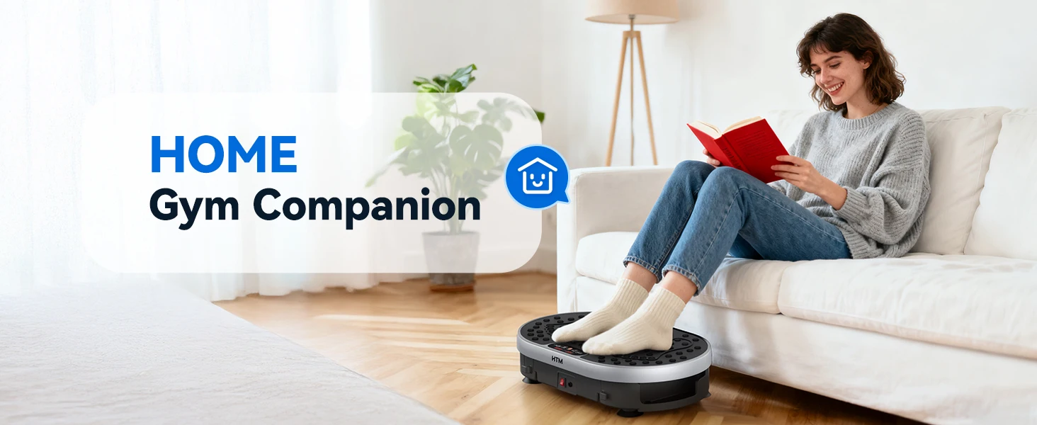 Vibration Plate Exercise Machine 120 Speed Levels 9 Preset Programs Home Fitness Equipment Weight Loss Fat Burning Muscle Toning - Image 18