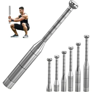 17.5lbs Adjustable Macebell Clubbell for Strength Training,Premium Steel Indian Club for Full Body, Muscles, Shoulder, Grips & F