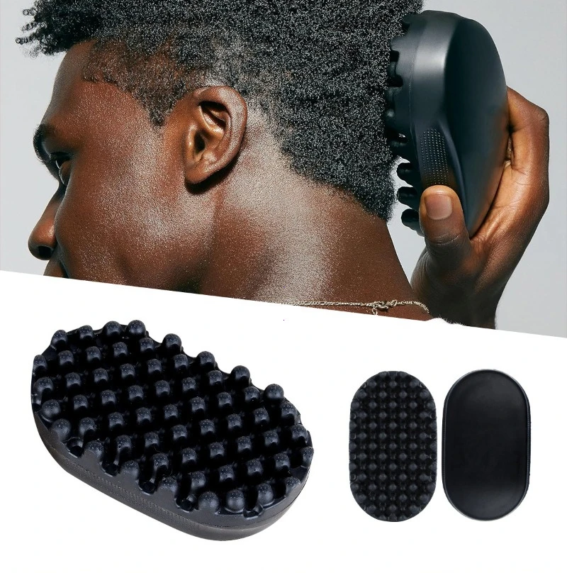 Portable Silicone Hair Brush Washable Durable Rubber - Image 11