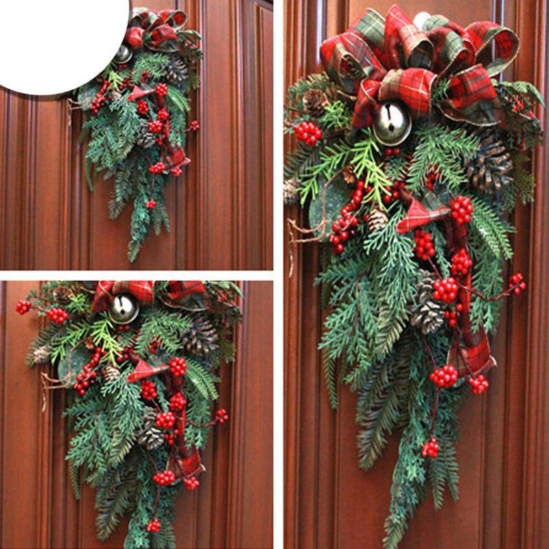 A Christmas Door Hanging Christmas Decorations Holiday Accessories Birthday Party Supplies - Image 6
