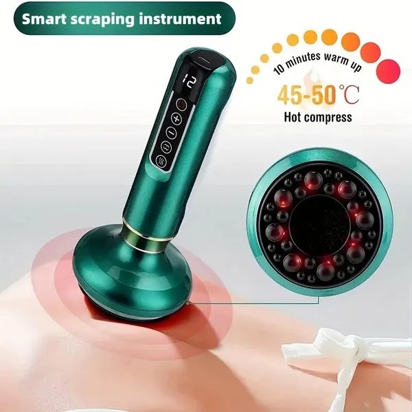 Body Gua Sha Scraping Massager. 12 Level Electric Vacuum Cupping Massager, Rechargeable And Cordless. Perfect For Halloween, Christmas And Birthday Gifts - Image 2