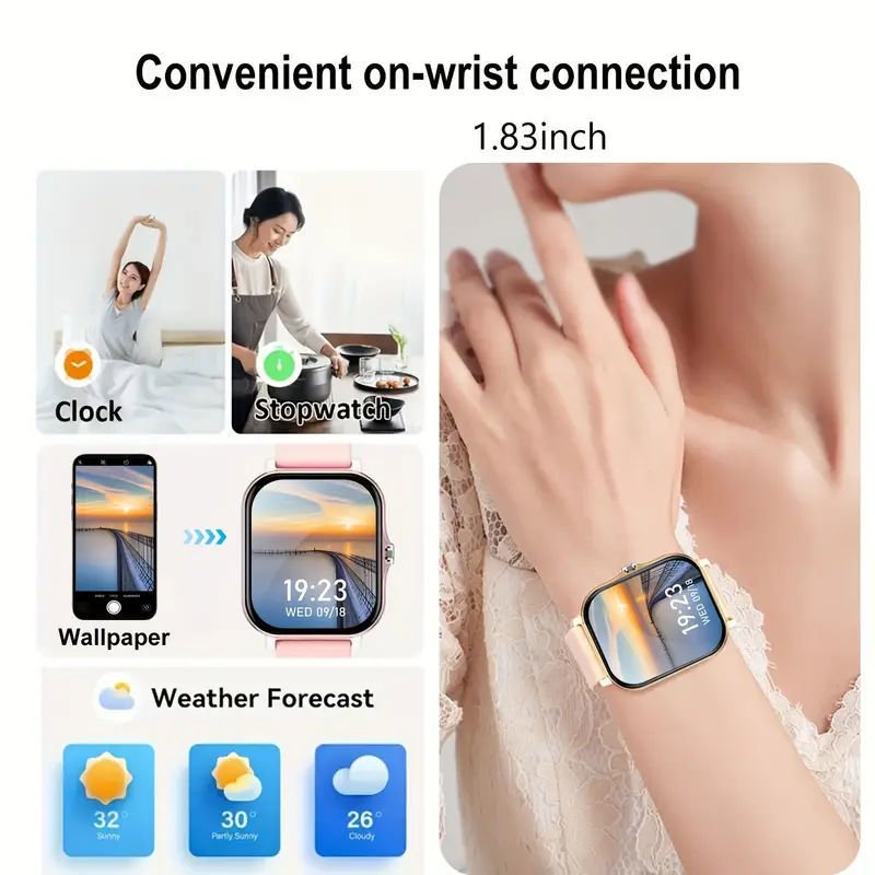 New Smartwatches Now On Sale, Featuring Message Alerts, Call Answering, Health Monitoring, Activity Tracking, Notification Reminders, And Fitness Functions.Not Waterproof - Image 10