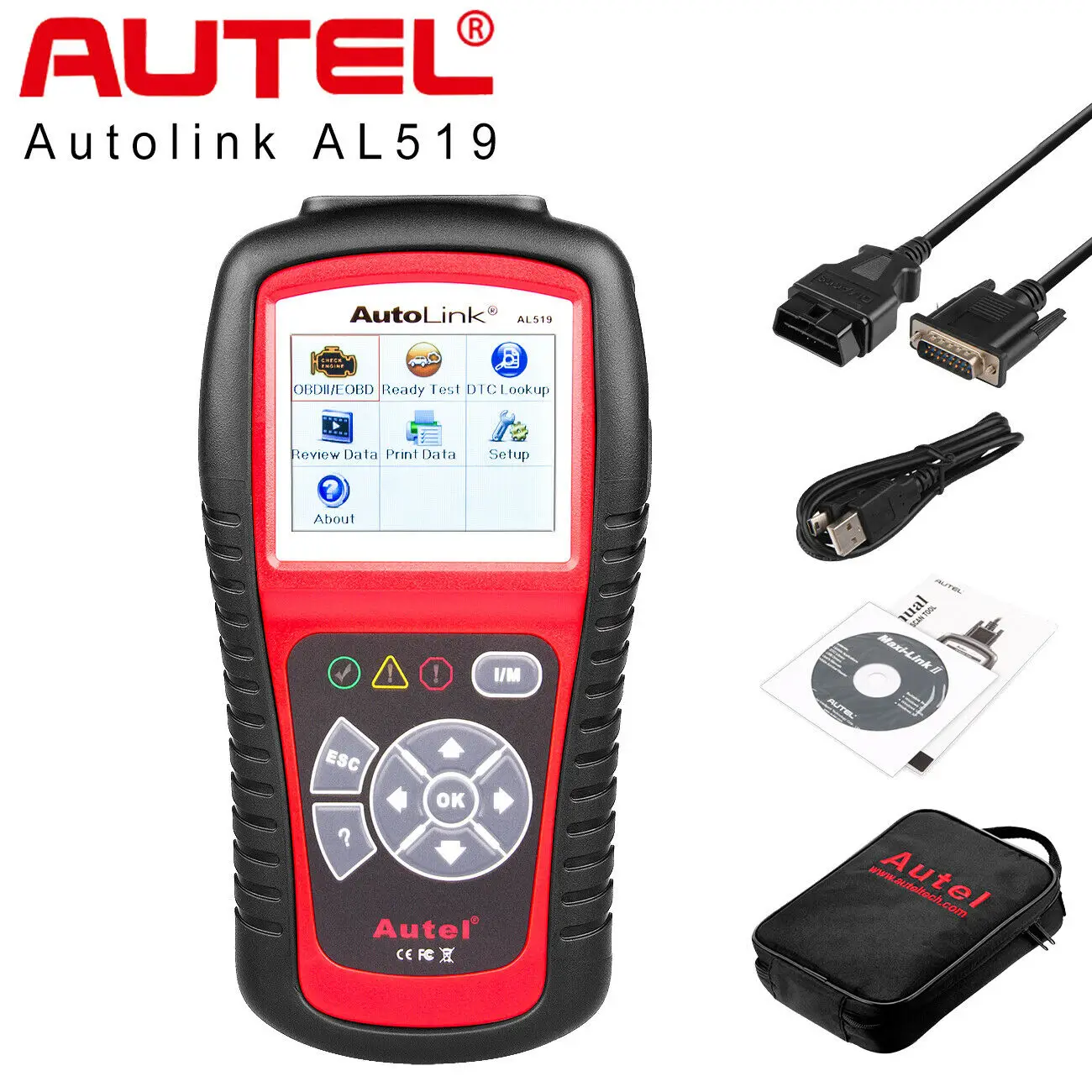 Autel AL619 AL519 OBD2 Scanner Car Diagnostic Tool Code - Image 10