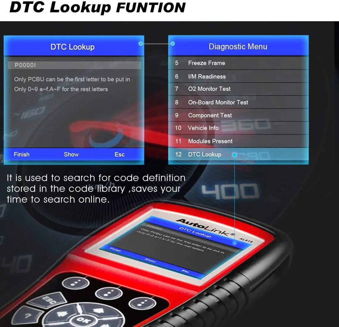 Autel AL619 AL519 OBD2 Scanner Car Diagnostic Tool Code - Image 21