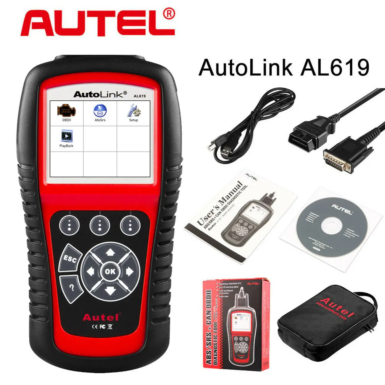 Autel AL619 AL519 OBD2 Scanner Car Diagnostic Tool Code - Image 9