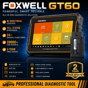 Foxwell GT60 OBD2 Automotivo Scanner 24+ Reset ABS SAS TPMS