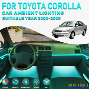 For TOYOTA COROLLA 2000-2005 CAR AMBIENT LIGHTING