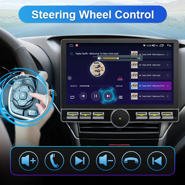 IYING Single Din 11.6" Car Radio Wireless CarPlay Android Auto 2+32GB, 5G WiFi Split‑Screen PIP, AM FM Car Stereo with Physical Knob, Steering Wheel Control, Detachable Adjustable Display - Image 20